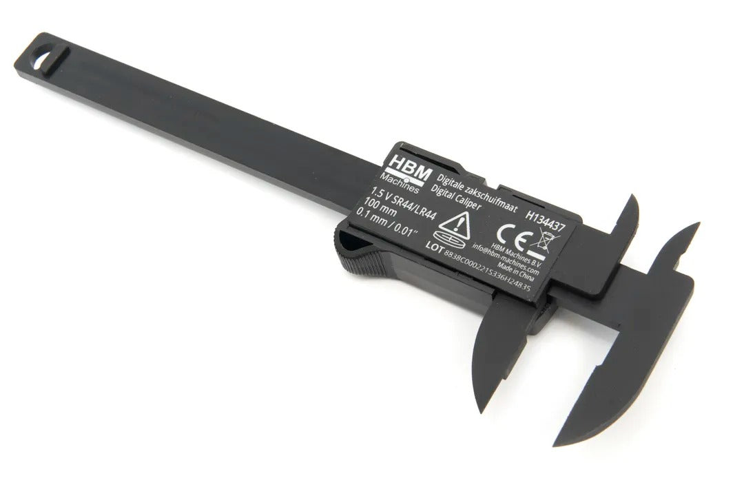 Digitális tolómérő 100 mm LCD kijelző 0,1 mm-es pontossággal mm/hüvelyk átváltás HBM hollandia