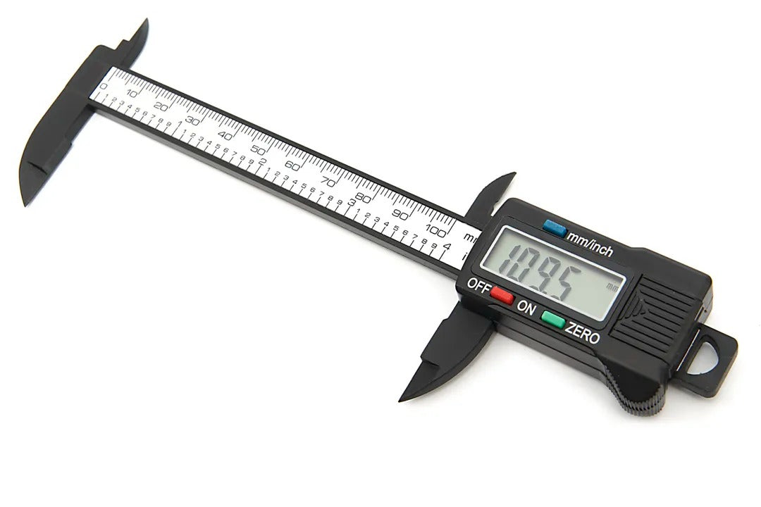 Digitális tolómérő 100 mm LCD kijelző 0,1 mm-es pontossággal mm/hüvelyk átváltás HBM hollandia