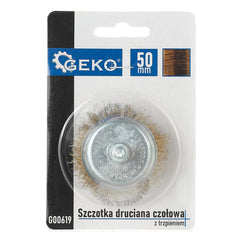 Drótkefe korong fúrógéphez 50 mm 6 mm, rozsda festék és lakk eltávolításához