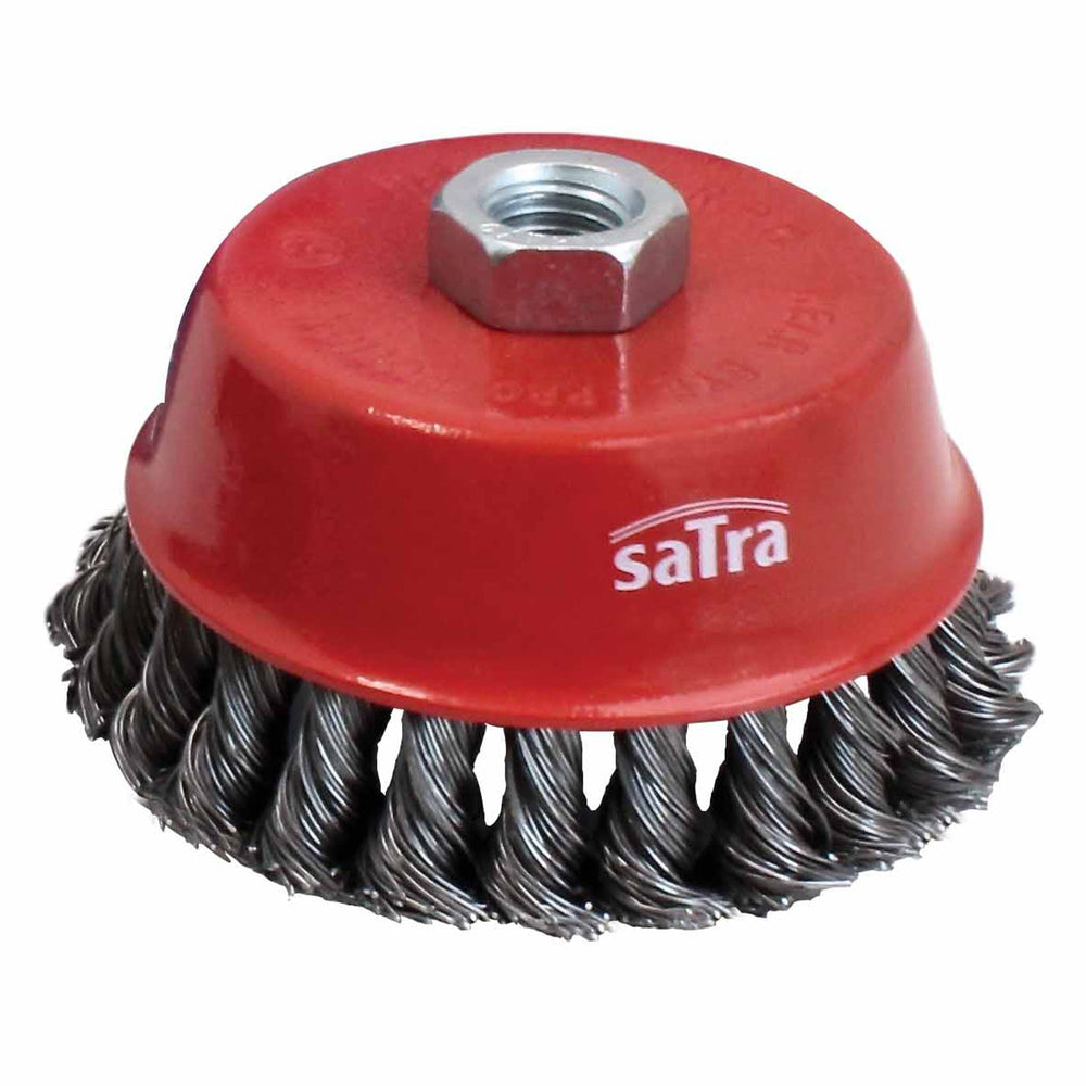 Drótkefe korong sarokcsiszolóhoz 100 mm SATRA