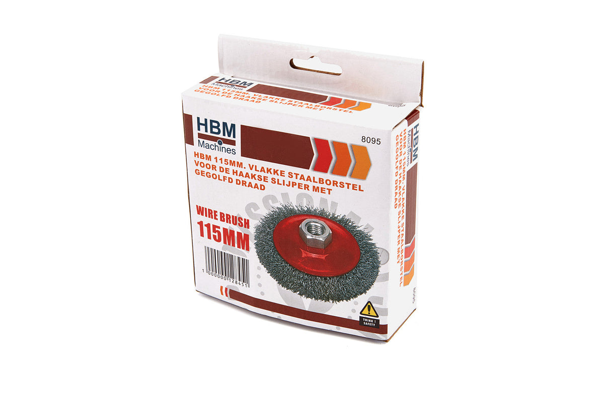 Drótkefe sarokcsíszolóhoz 115mm HBM