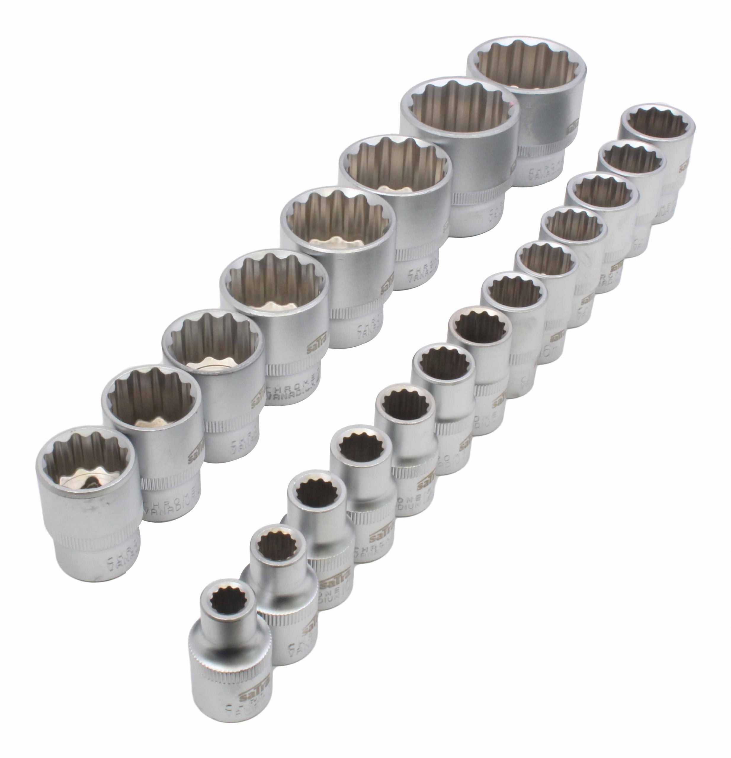 Dugókulcs készlet 12 szögű 1/2" 8-36 mm 21 db