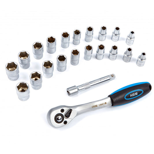 Dugókulcs készlet 1/4" 20 db