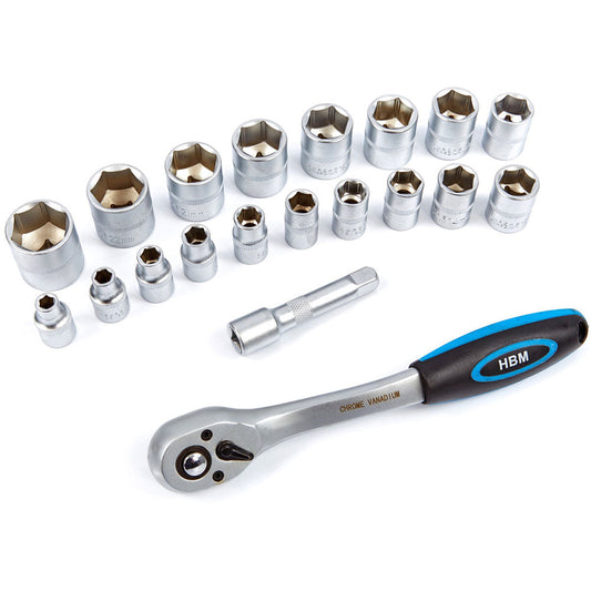 Dugókulcs készlet 3/8" 19 db