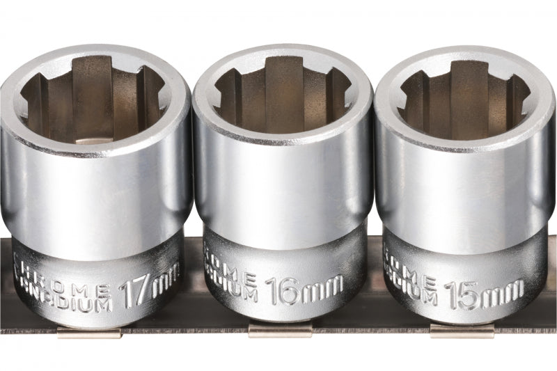 Dugókulcs készlet 3/8″ cr-v 8–19 mm QUATROS