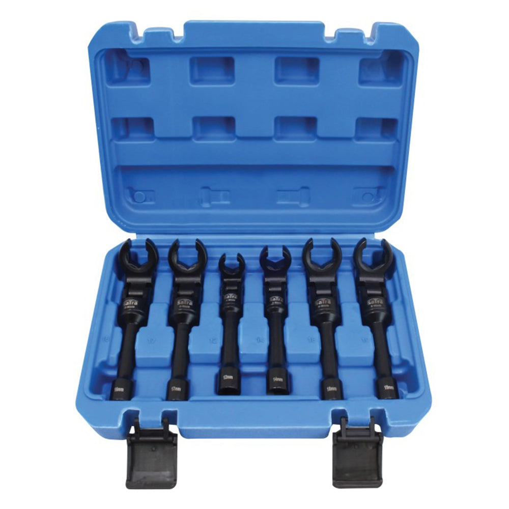 Dugókulcs készlet csuklós csőkulccsal 3/8" 12-19 mm 6 db