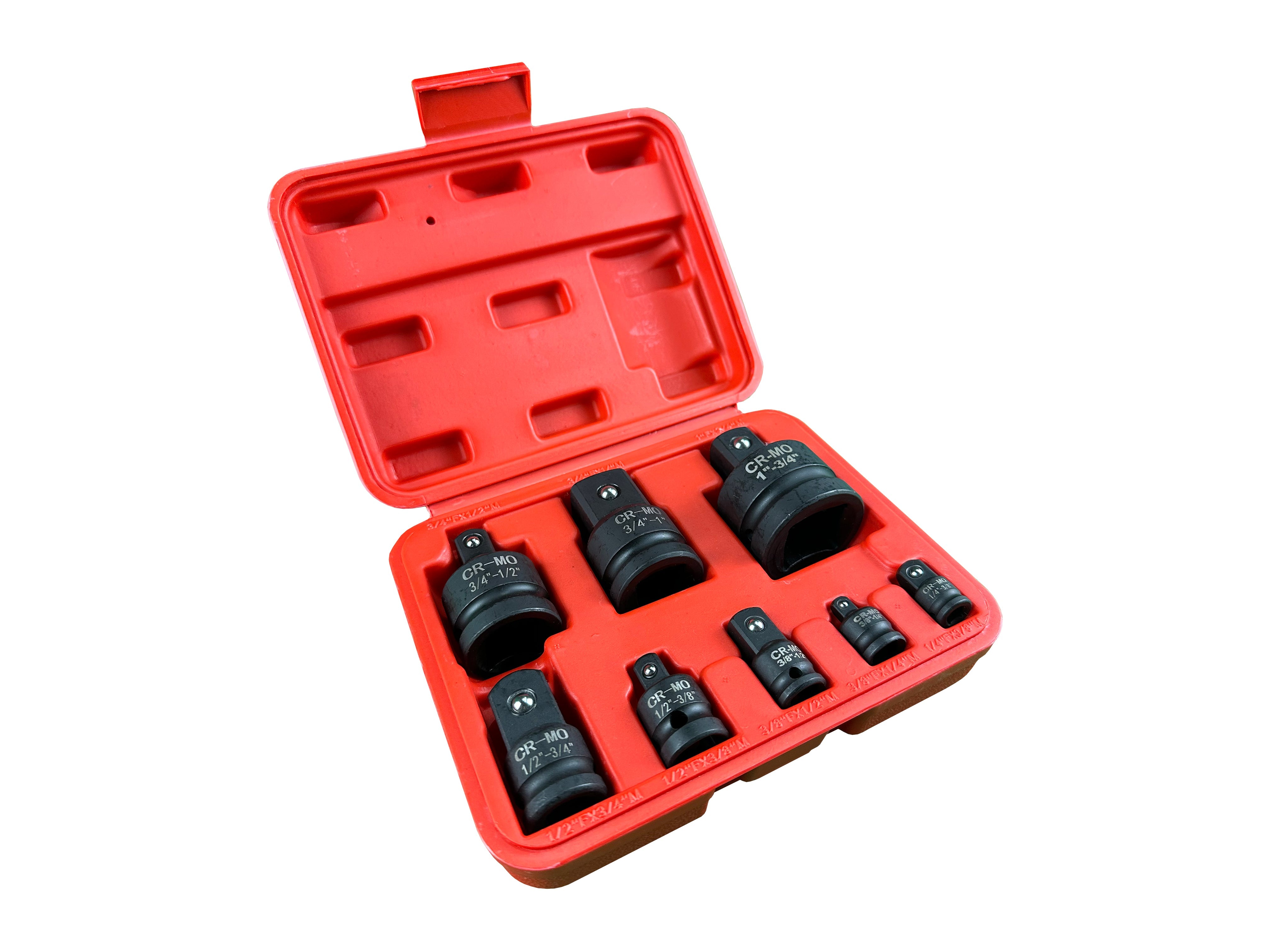 Dugókulcs átalakító adapter készlet - 8 db GEBO TOOLS