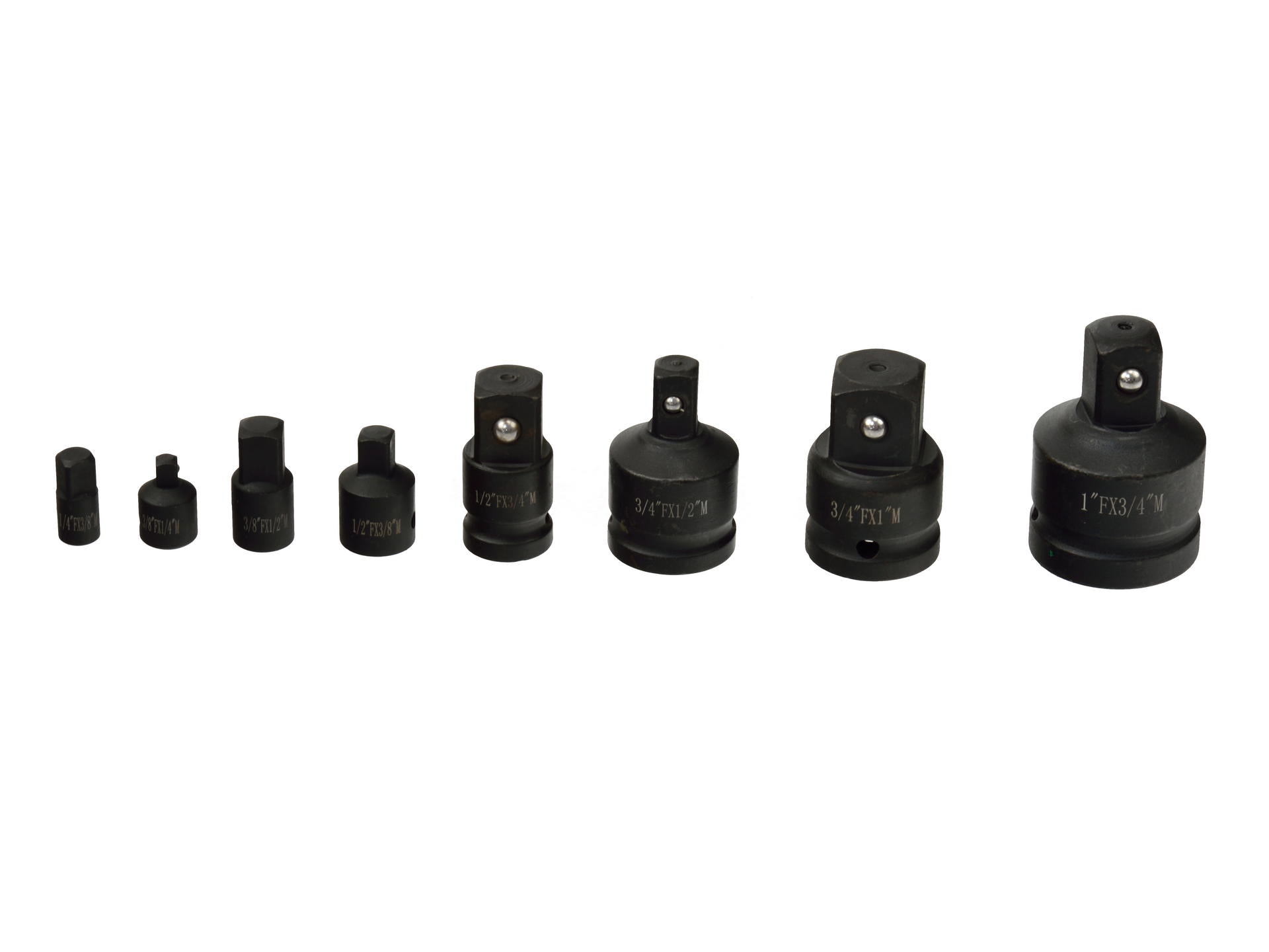 Dugókulcs átalakító adapter készlet - 8 db