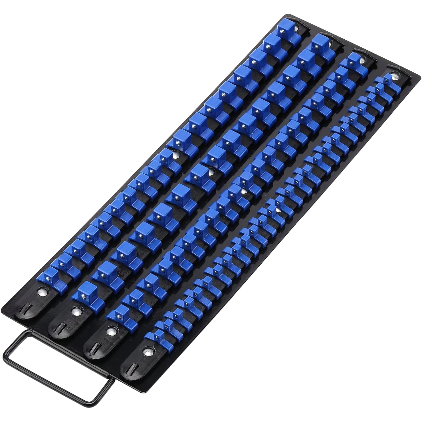 Dugókulcs tartó sín 1/4″ 3/8″ 1/2″ 80 foglalat RESSER