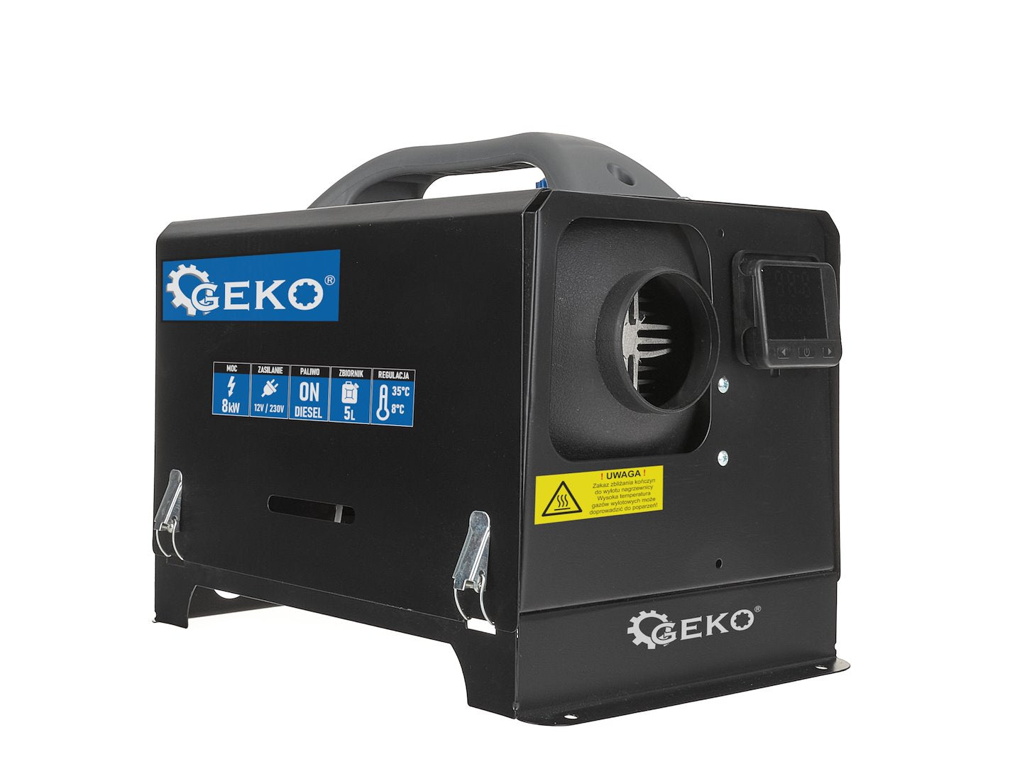 Dízelüzemű állófűtés 12V/230V 8 KW GEKO