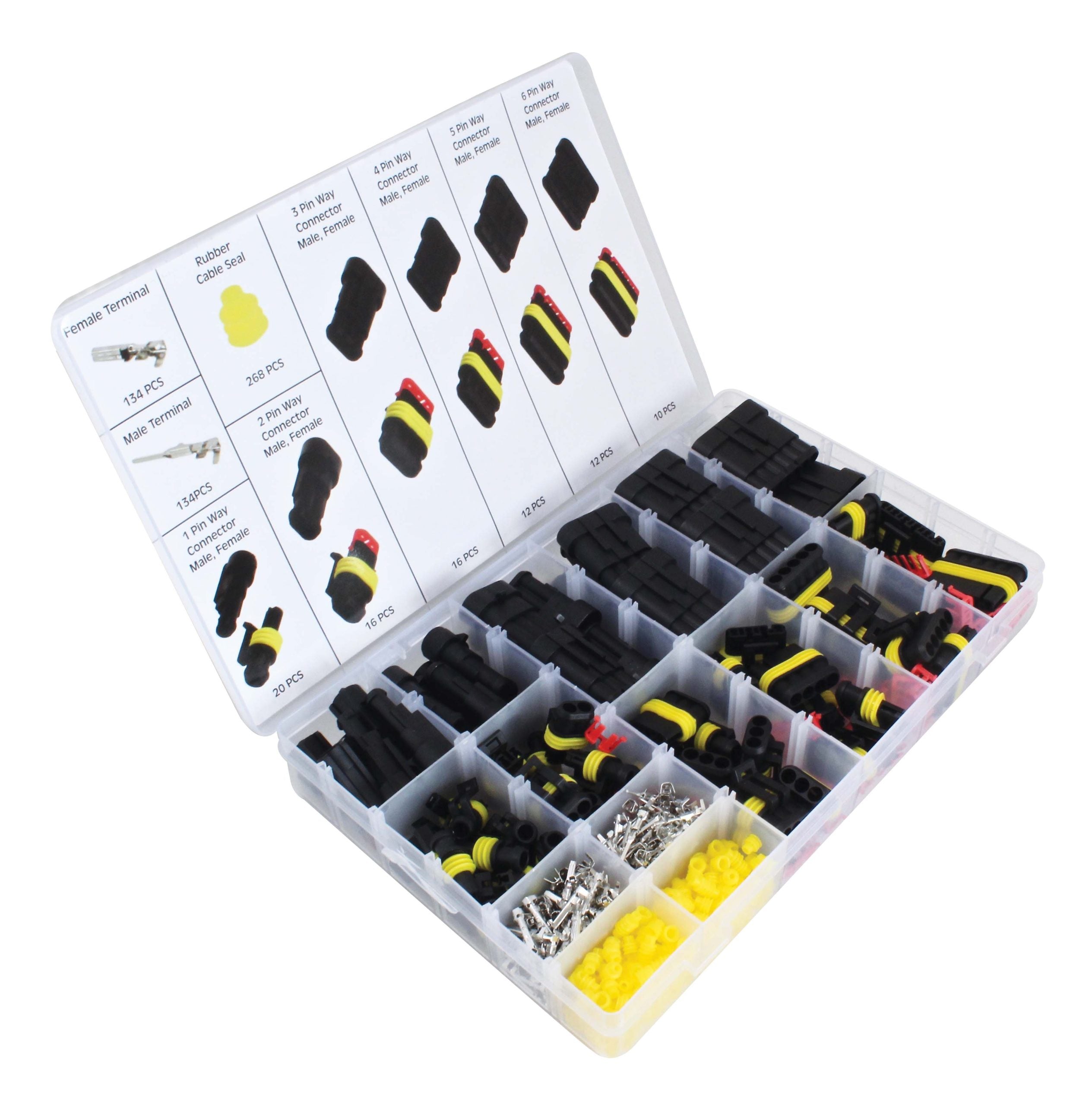 Elektromos csatlakozó készlet 622 db