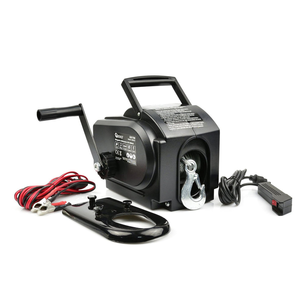 Elektromos csörlő 12V 2000lb / 907kg