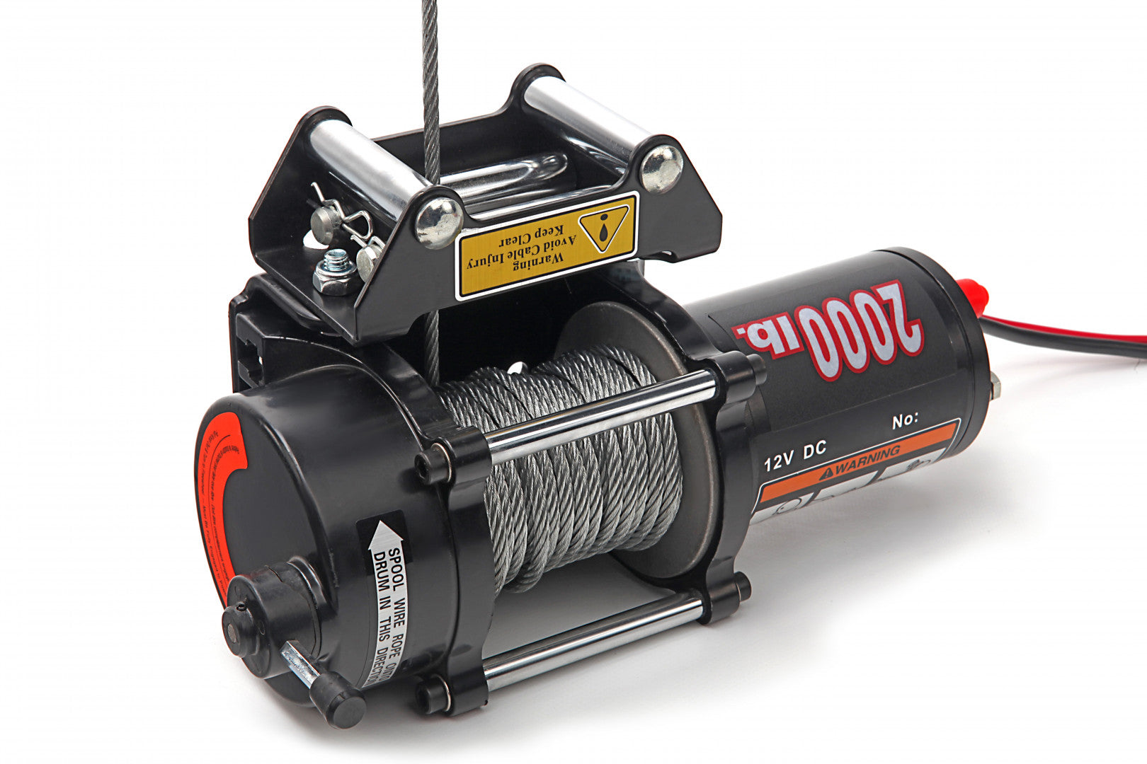 Elektromos csörlő 12V 900kg 1 típus