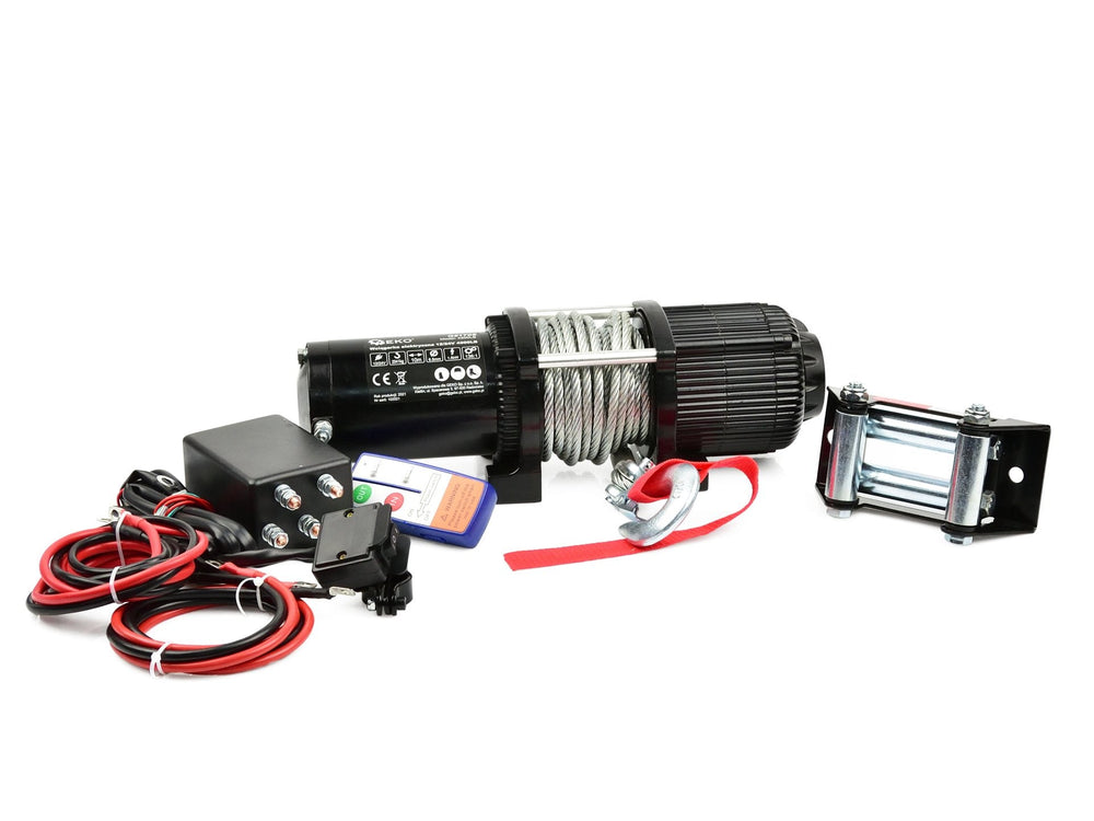 Elektromos csörlő 12V vezeték nélküli távirányítóval 4500lb 2041kg