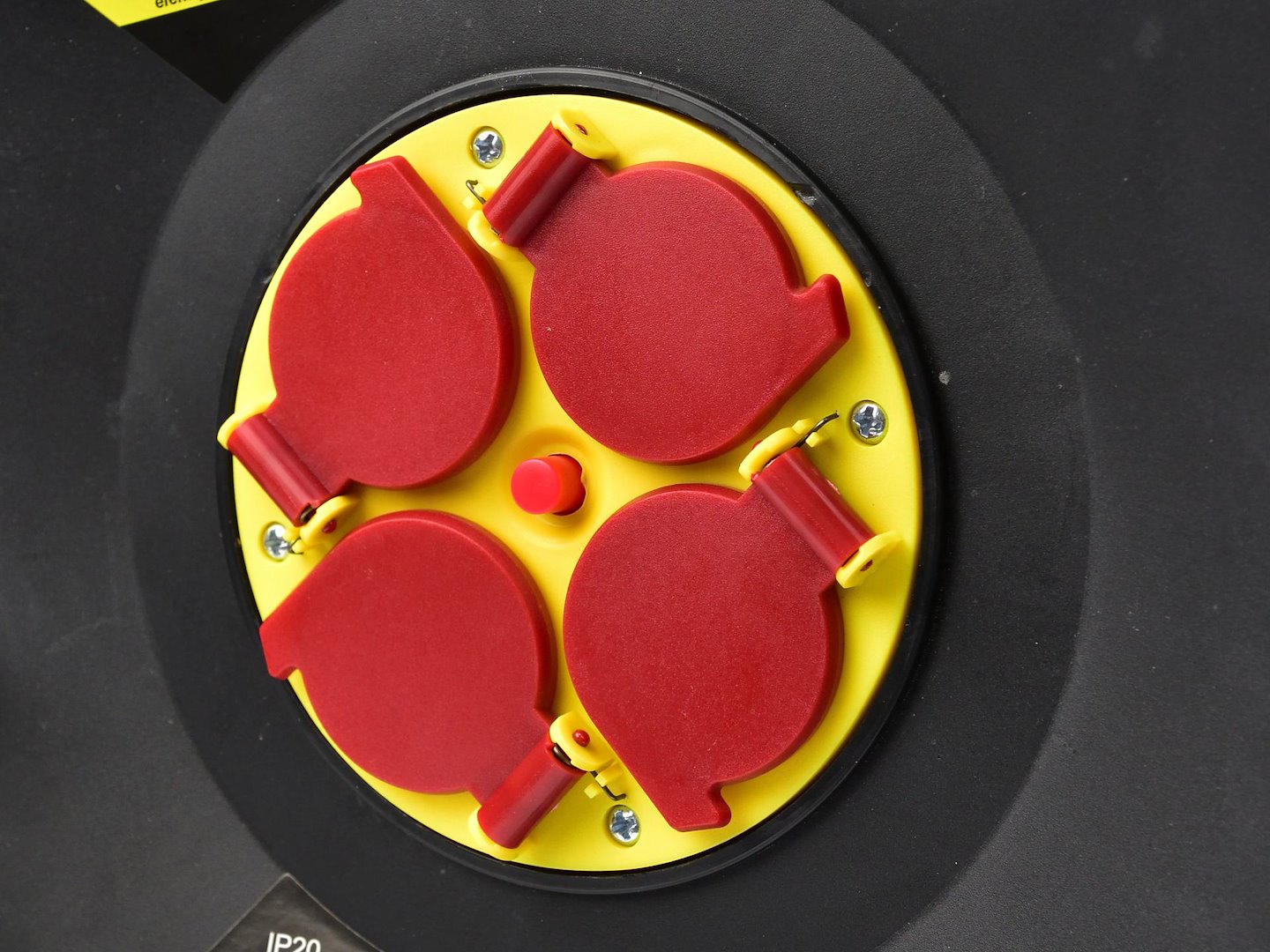 Elektromos hosszabbító - elosztó dob 3 x 2.5 mm 50 m