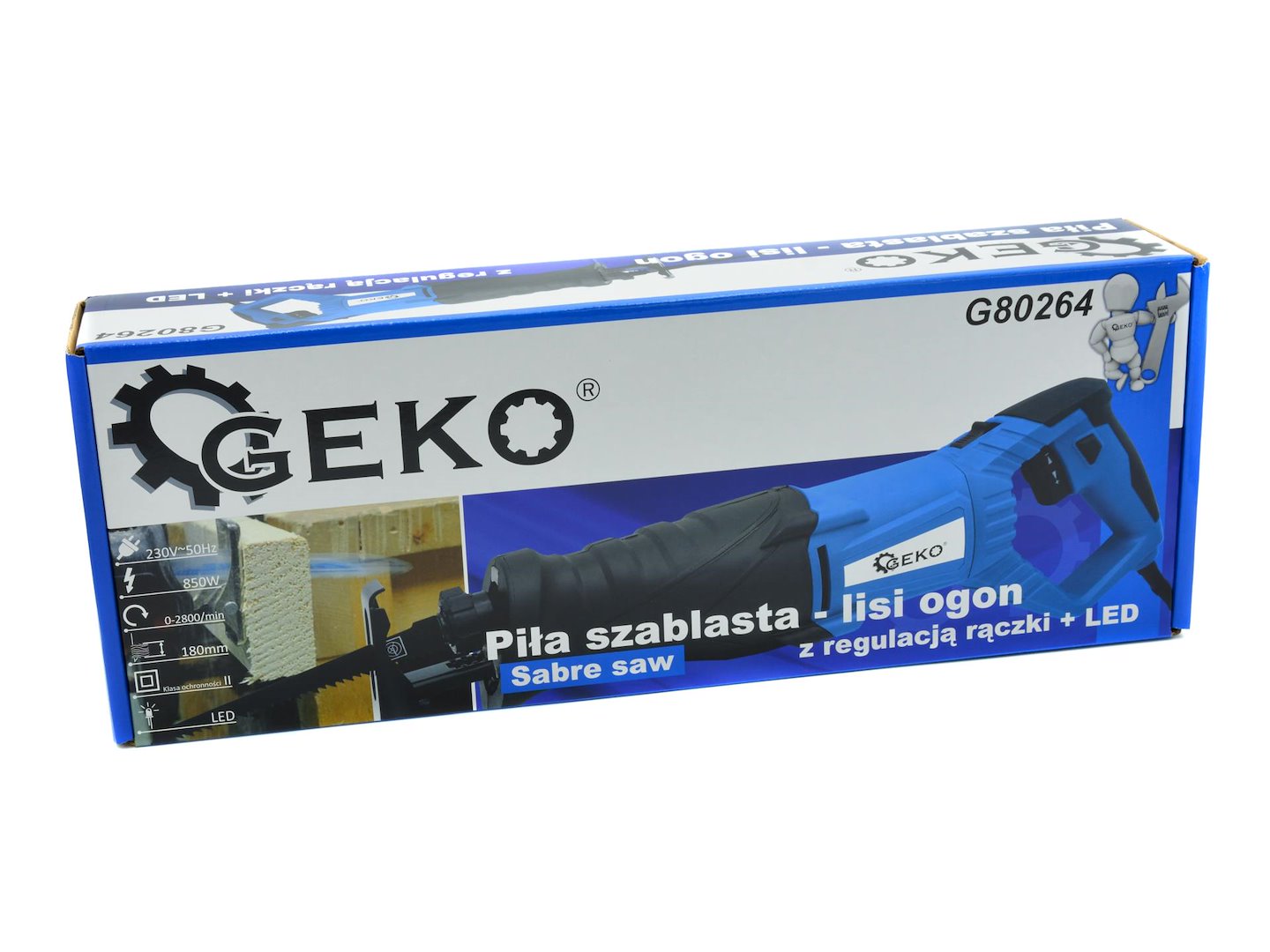 Elektromos kardfűrész 850 w 230 v GEKO