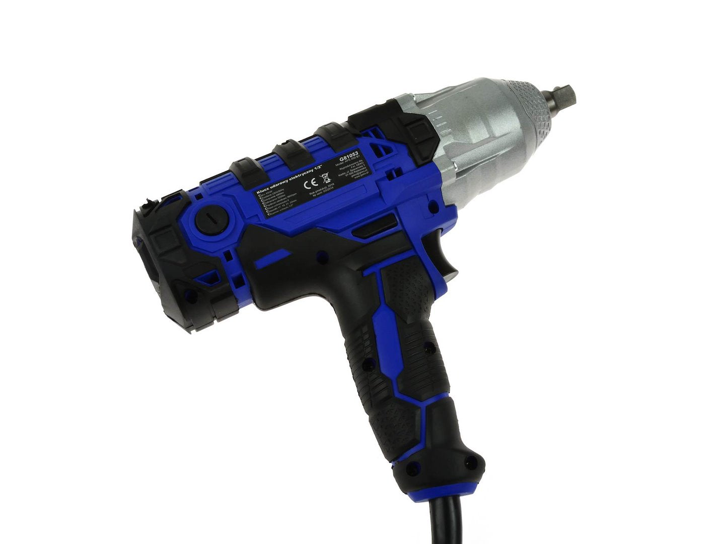 Elektromos ütvecsavarozó készlet 1/2" dugókulcsokkal 450 NM 230 v GEKO