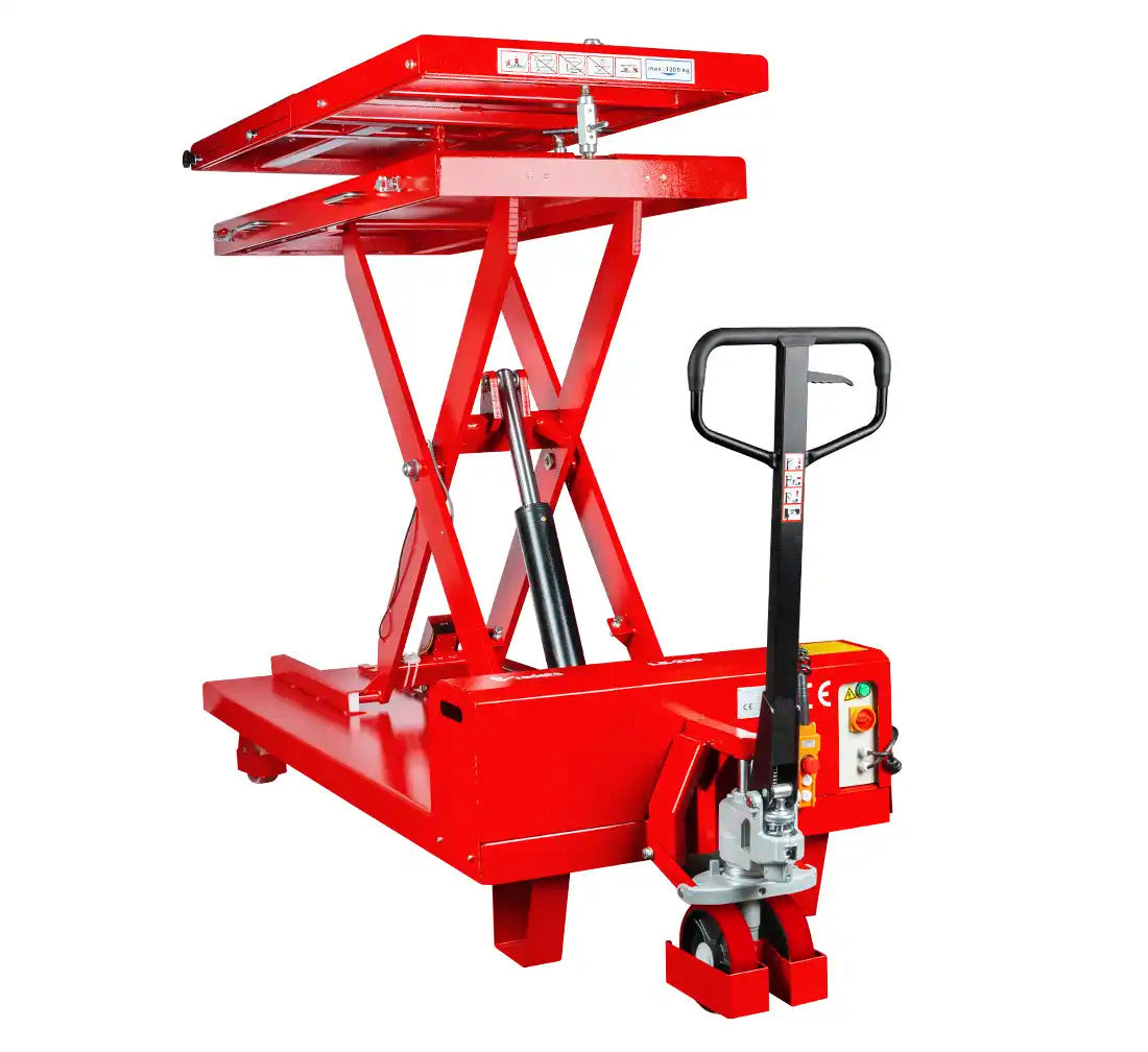 HIDRAULIKUS EMELŐASZTAL ELEKTROMOS AUTÓ AKKUMULÁTOR EMELÉSÉHEZ 1200 KG LE-220 REDATS