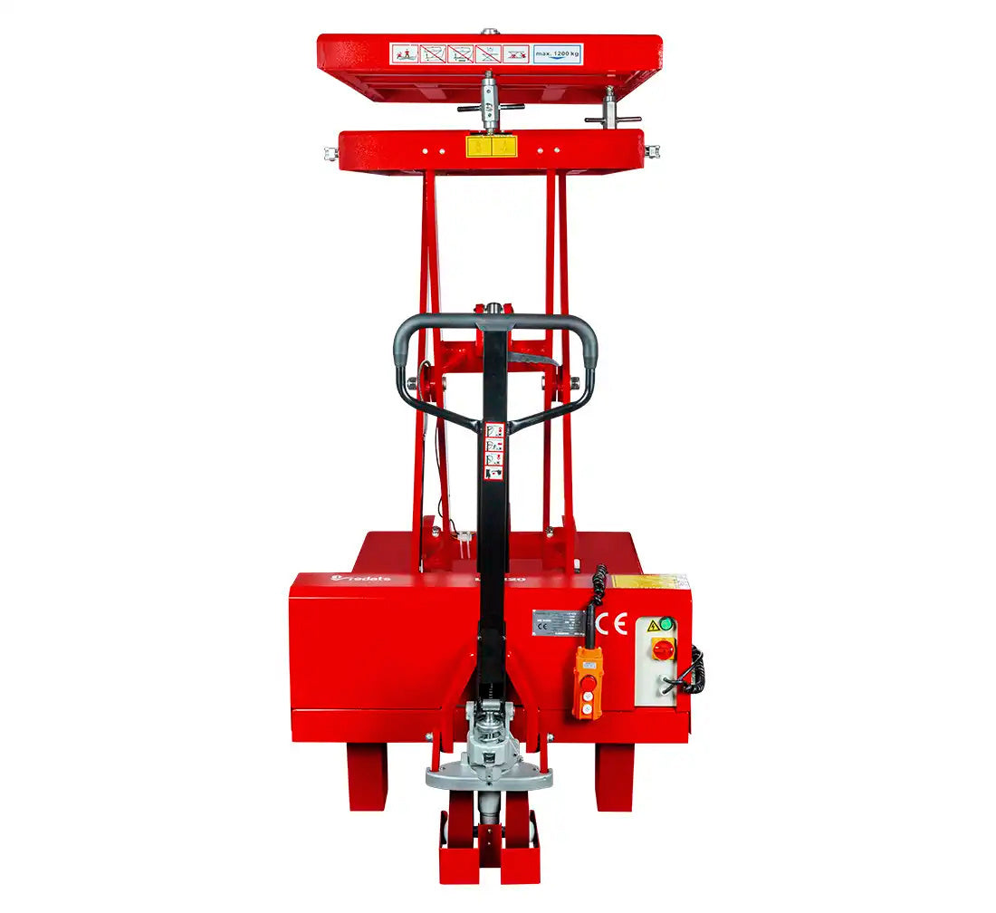 HIDRAULIKUS EMELŐASZTAL ELEKTROMOS AUTÓ AKKUMULÁTOR EMELÉSÉHEZ 1200 KG LE-220 REDATS