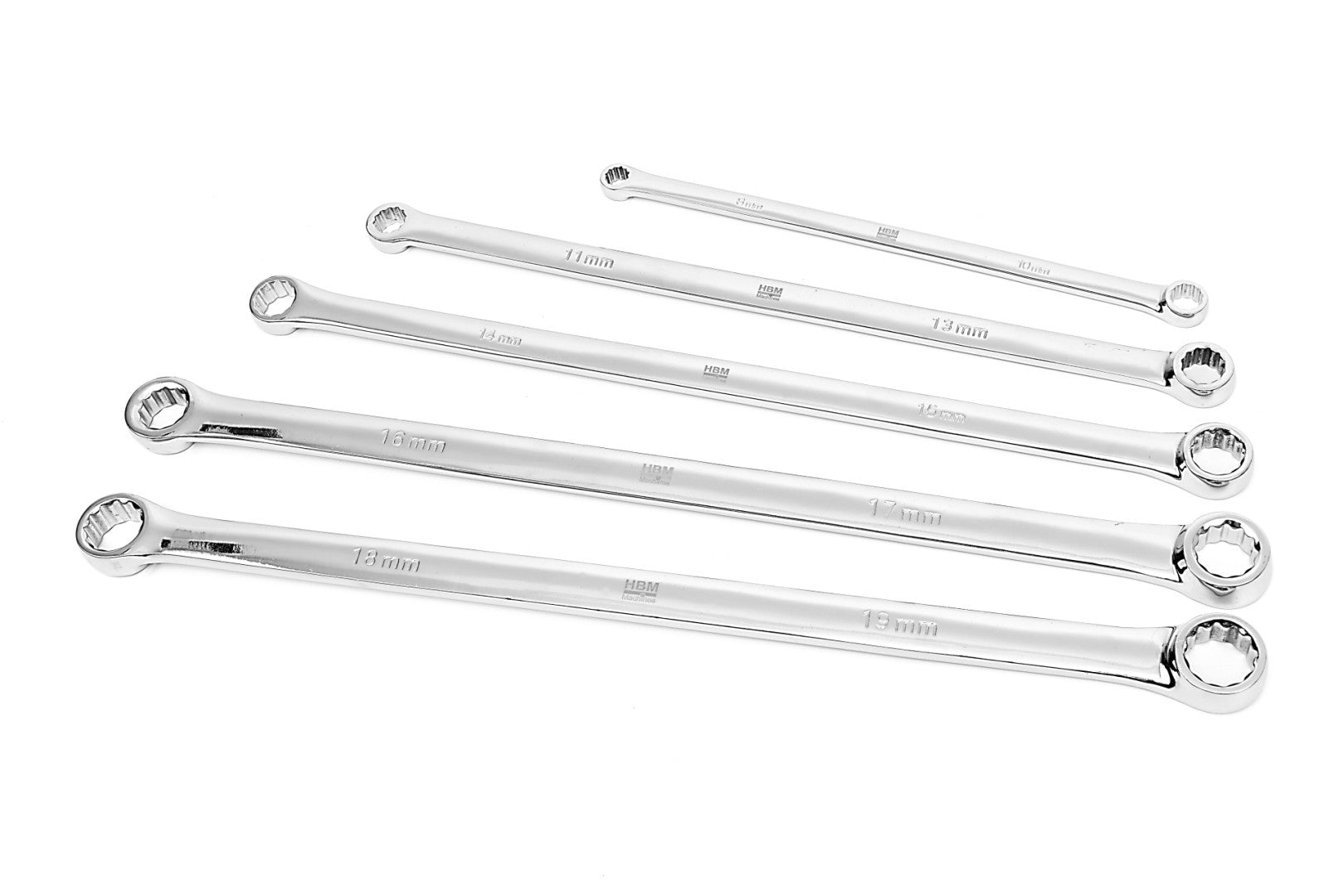 Extra hosszú csillagkulcs készlet 5 db 8- 19mm HBM