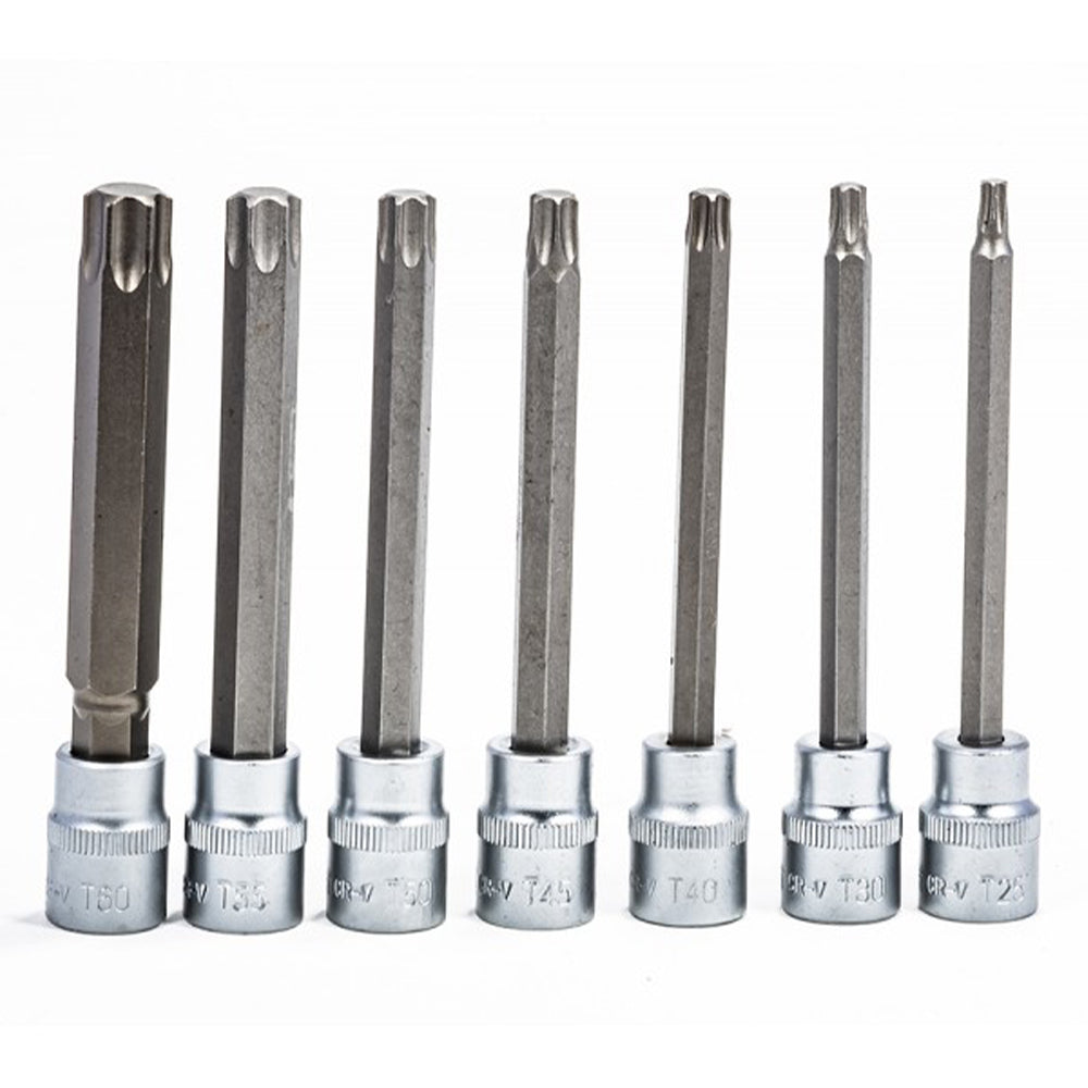 Extra hosszú TORX bit készlet 3/8" 7 db