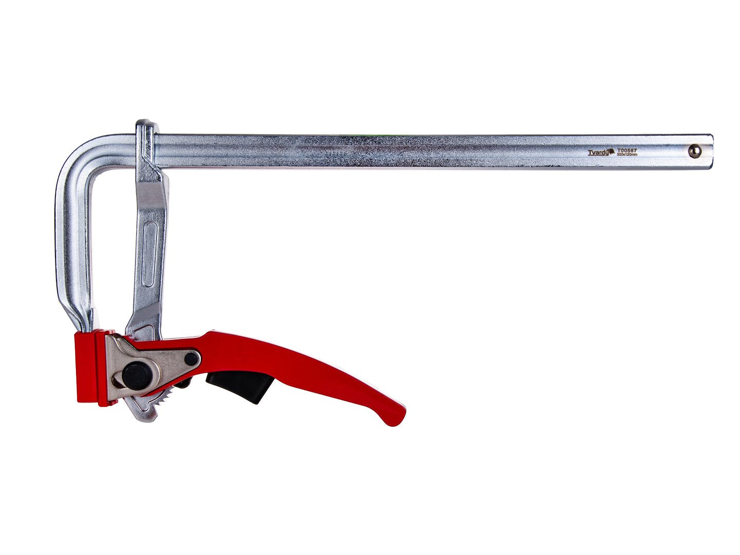 F típusú asztalos rögzítő satu 300x120mm