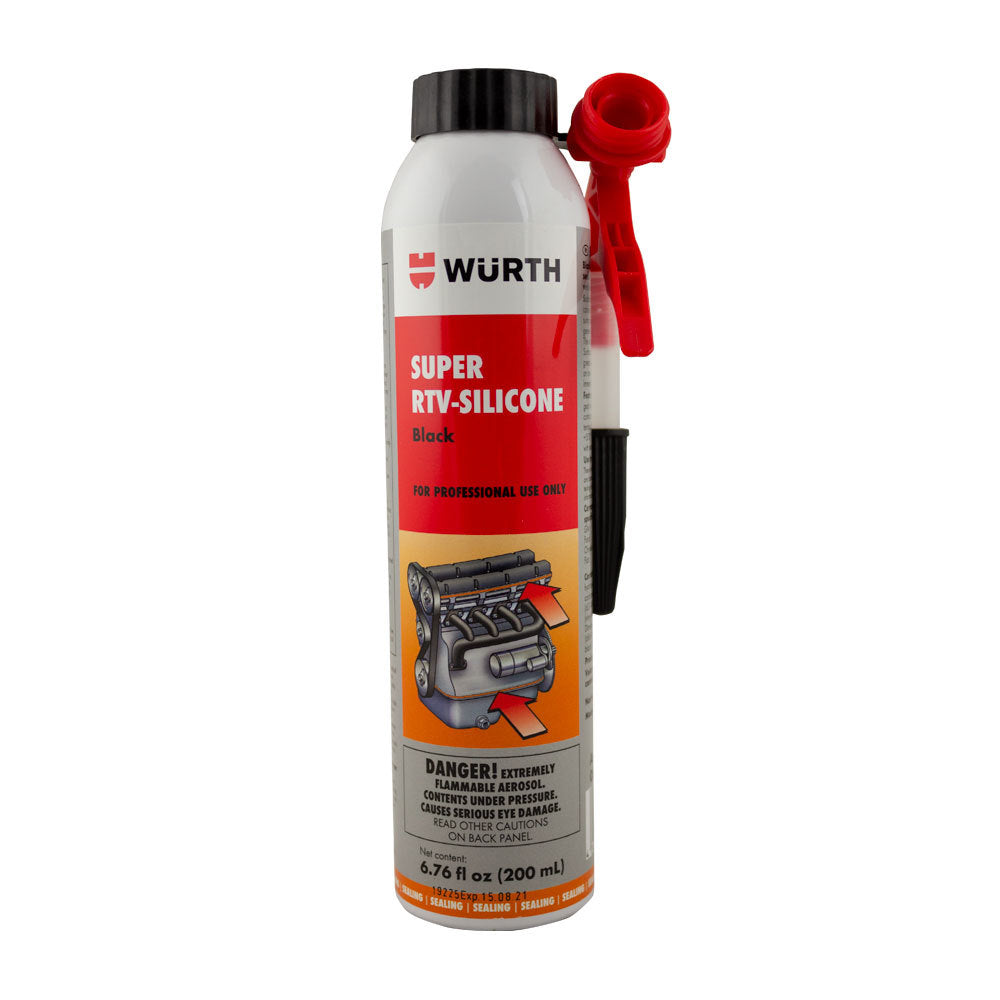 Fekete szilikon tömítő paszta super rtv 200ml würth