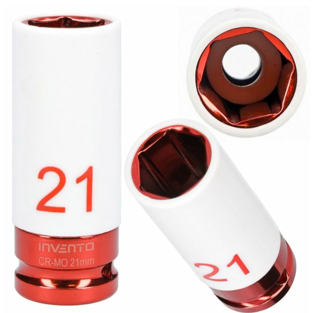 Felni dugókulcs bevonattal 1/2" 21 mm INVENTO