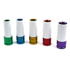 Felni dugókulcs készlet bevonattal 1/2 15-22 mm 5 db HBM