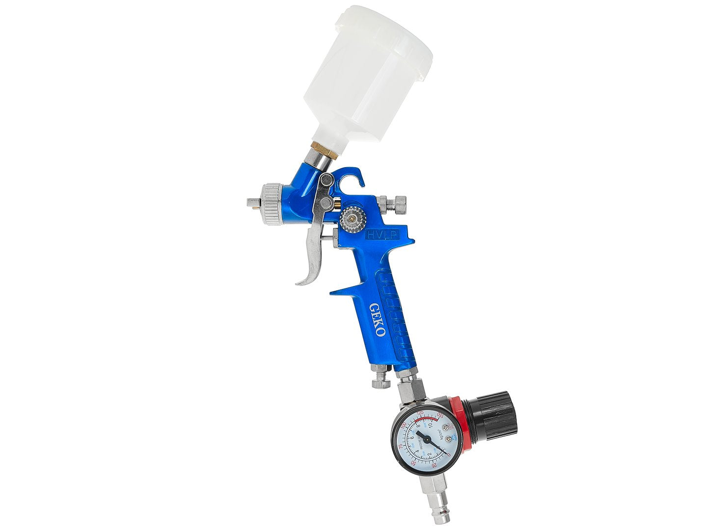 Festékszóró pisztoly HVLP 125 ml 0.8 mm nyomásszabályozóval