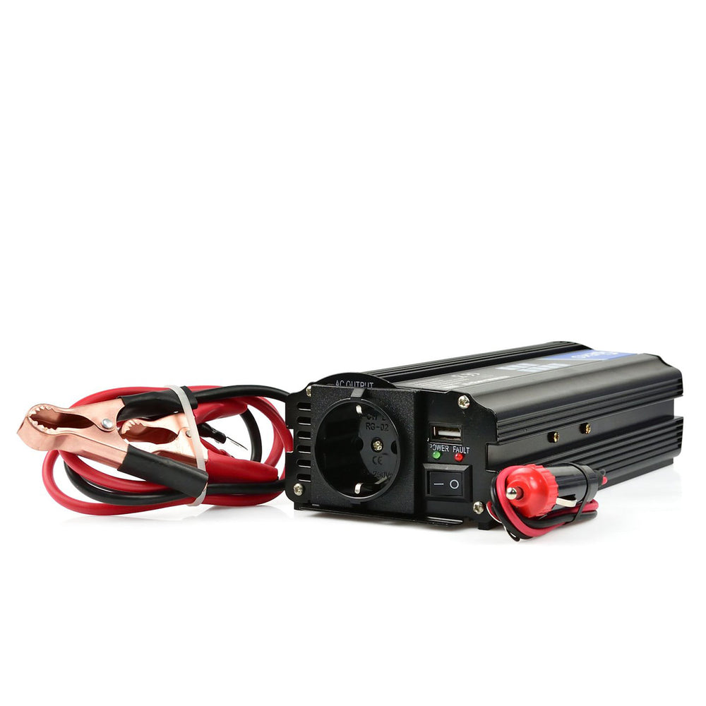Feszültség átalakító - inverter 24 - 220 v 500/1000 w
