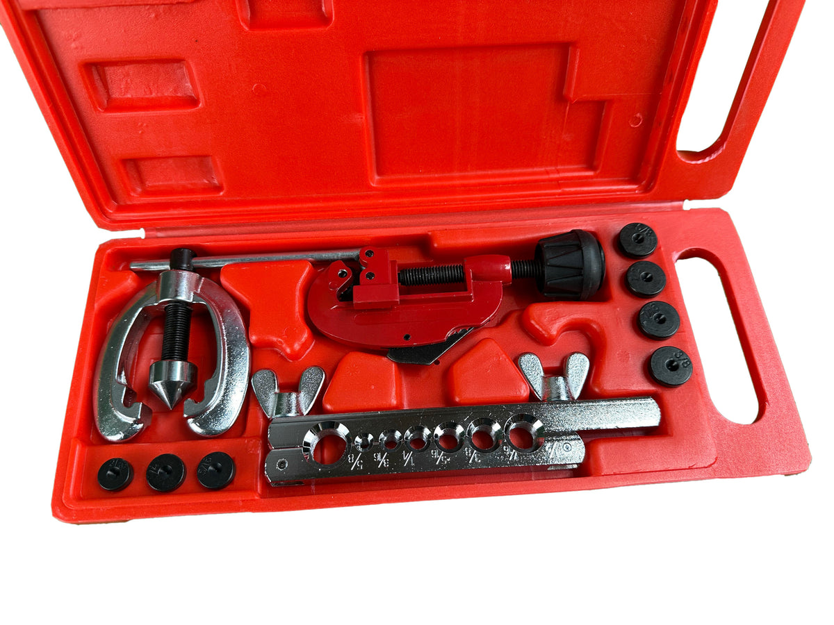 Fékcső peremező készlet vágóval GEBO TOOLS