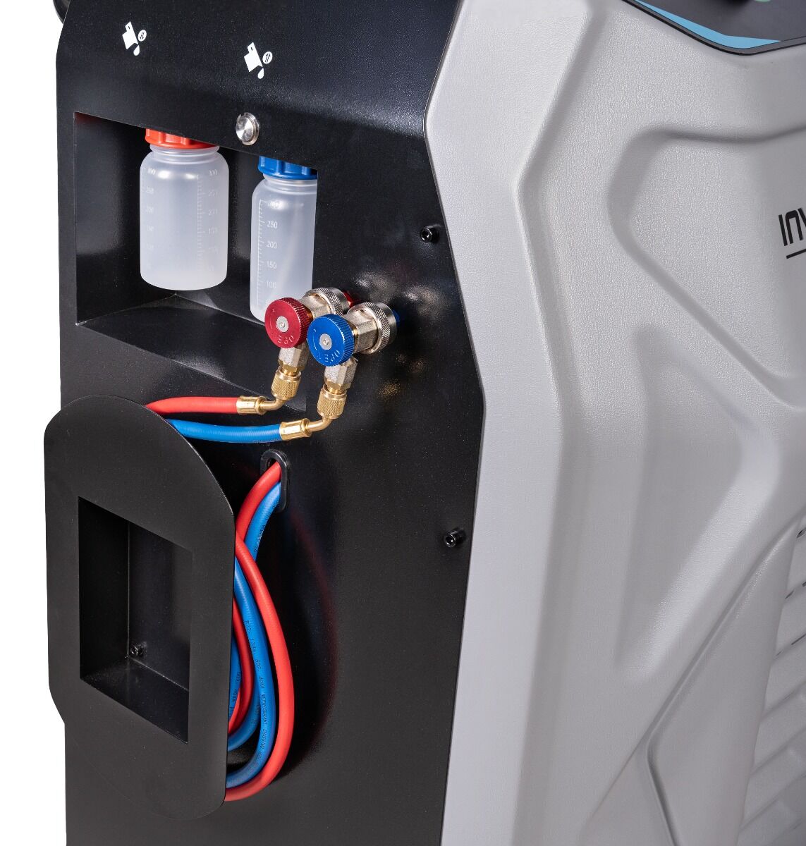 Fél automata R134A freon klímatöltő állomás INVENTO