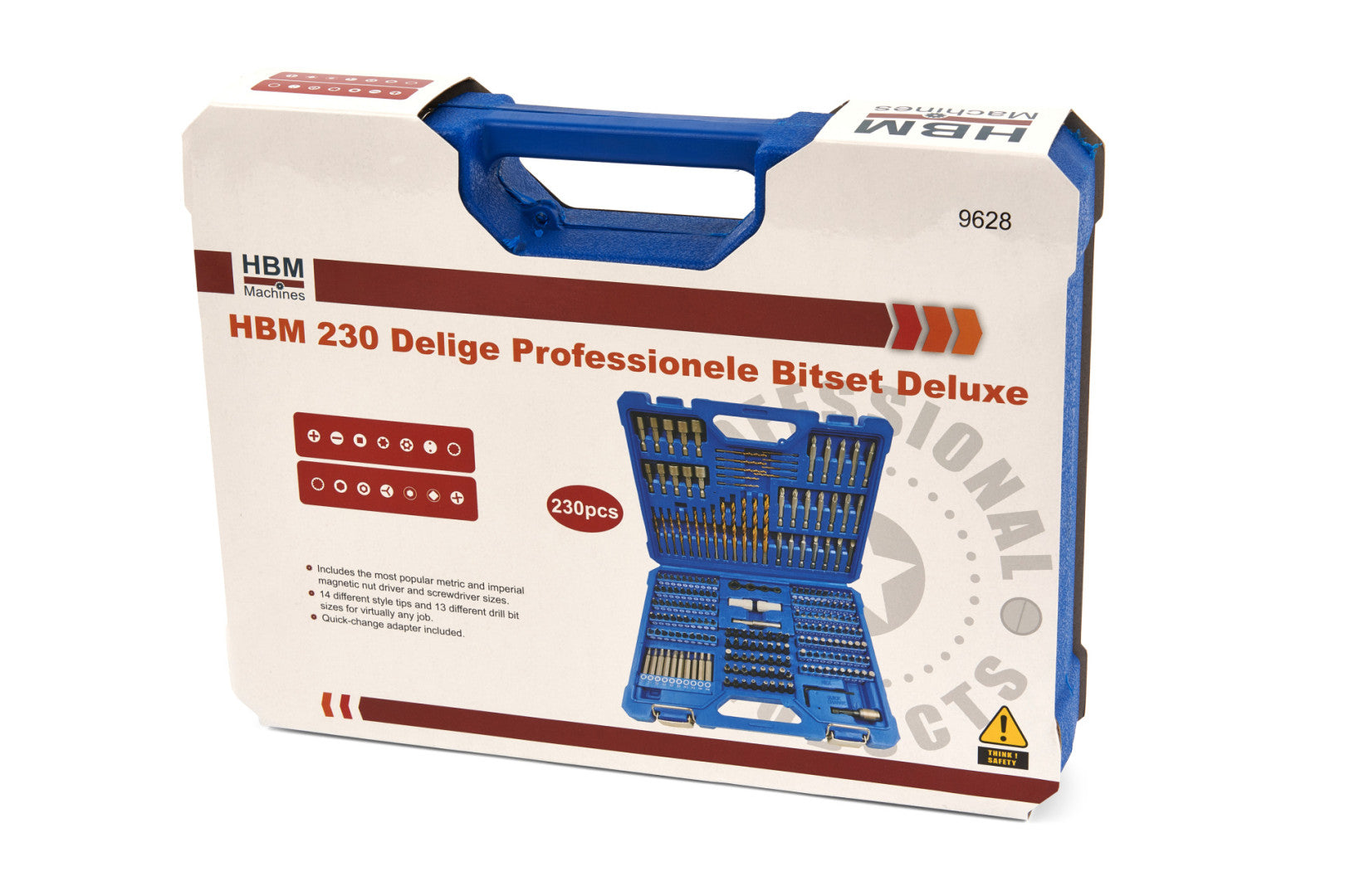 Fúró és bit készlet 230 db HBM