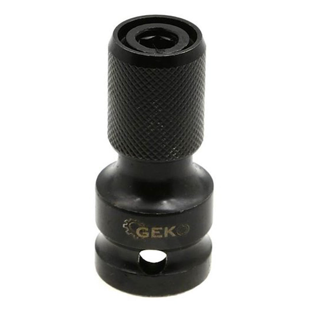Gépi bit adapter 1/2" - 1/4" hex GEKO