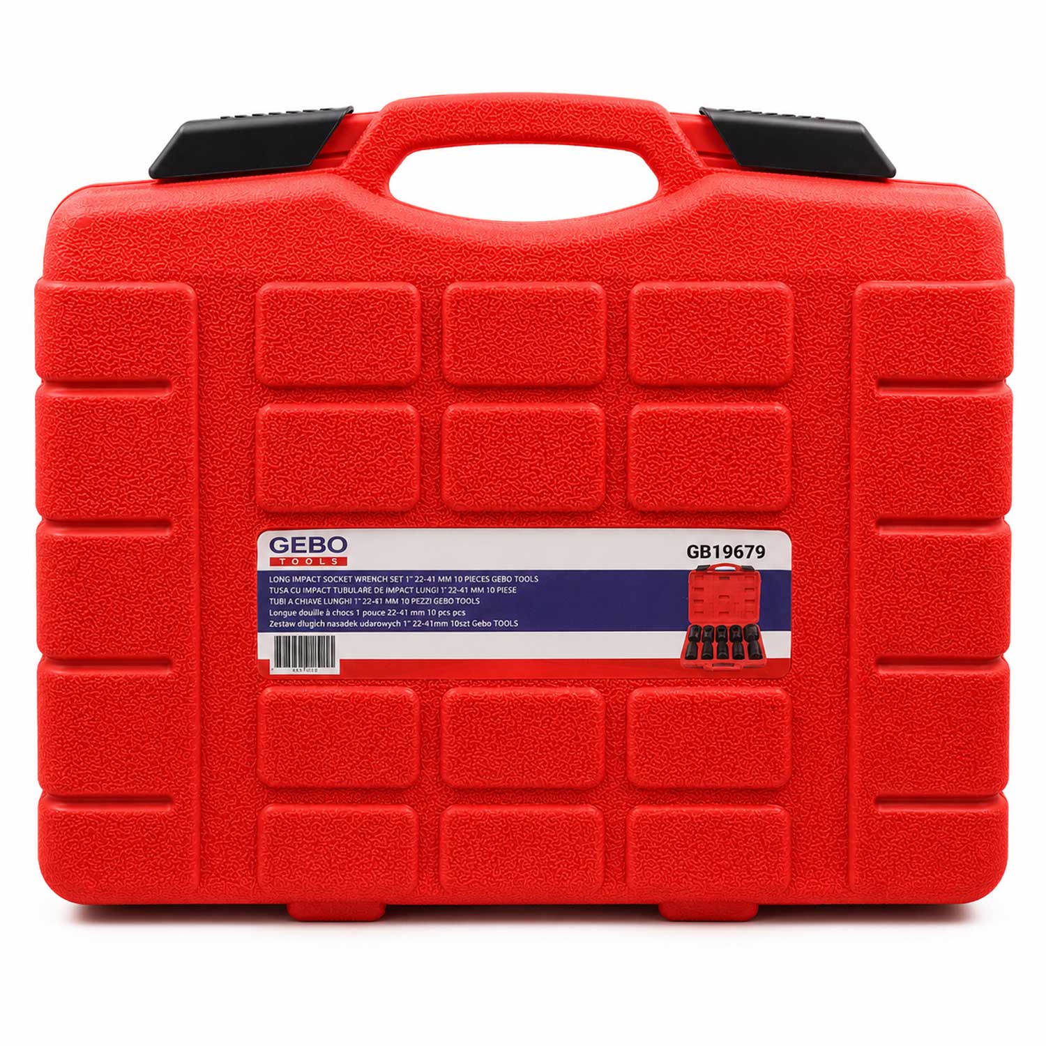 Gépi dugókulcs készlet 1'' 22-41 mm 10 db GEBO TOOLS