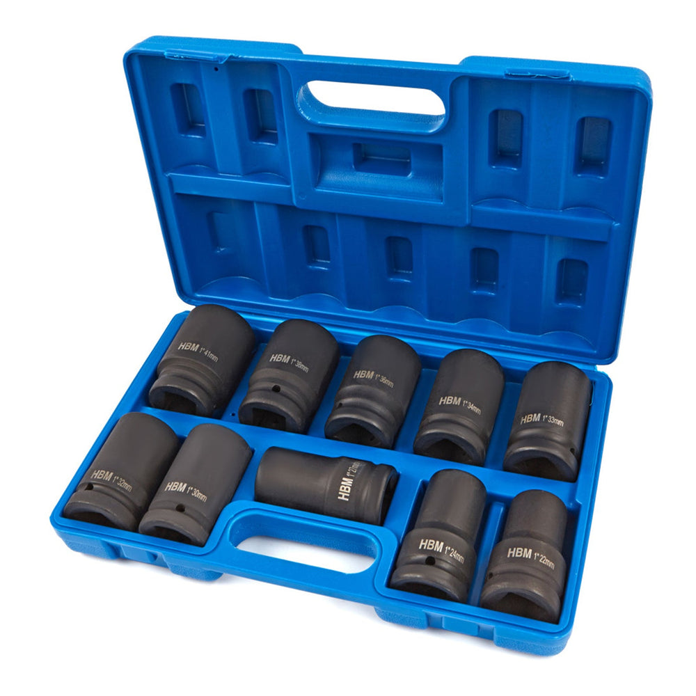 Gépi dugókulcs készlet 1" 22 - 41 mm 10 db
