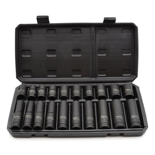 Gépi dugókulcs készlet rövid és hosszú 1/2" 10-19mm 20 db