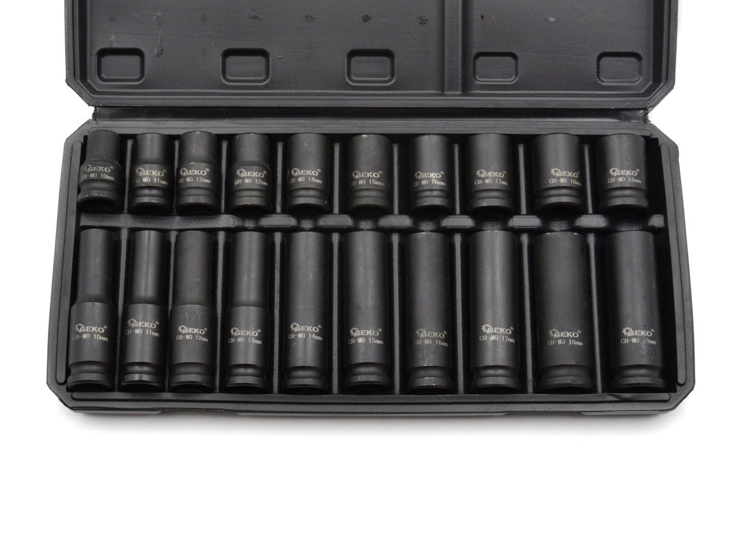 Gépi dugókulcs készlet rövid és hosszú 1/2" 10-19mm 20 db
