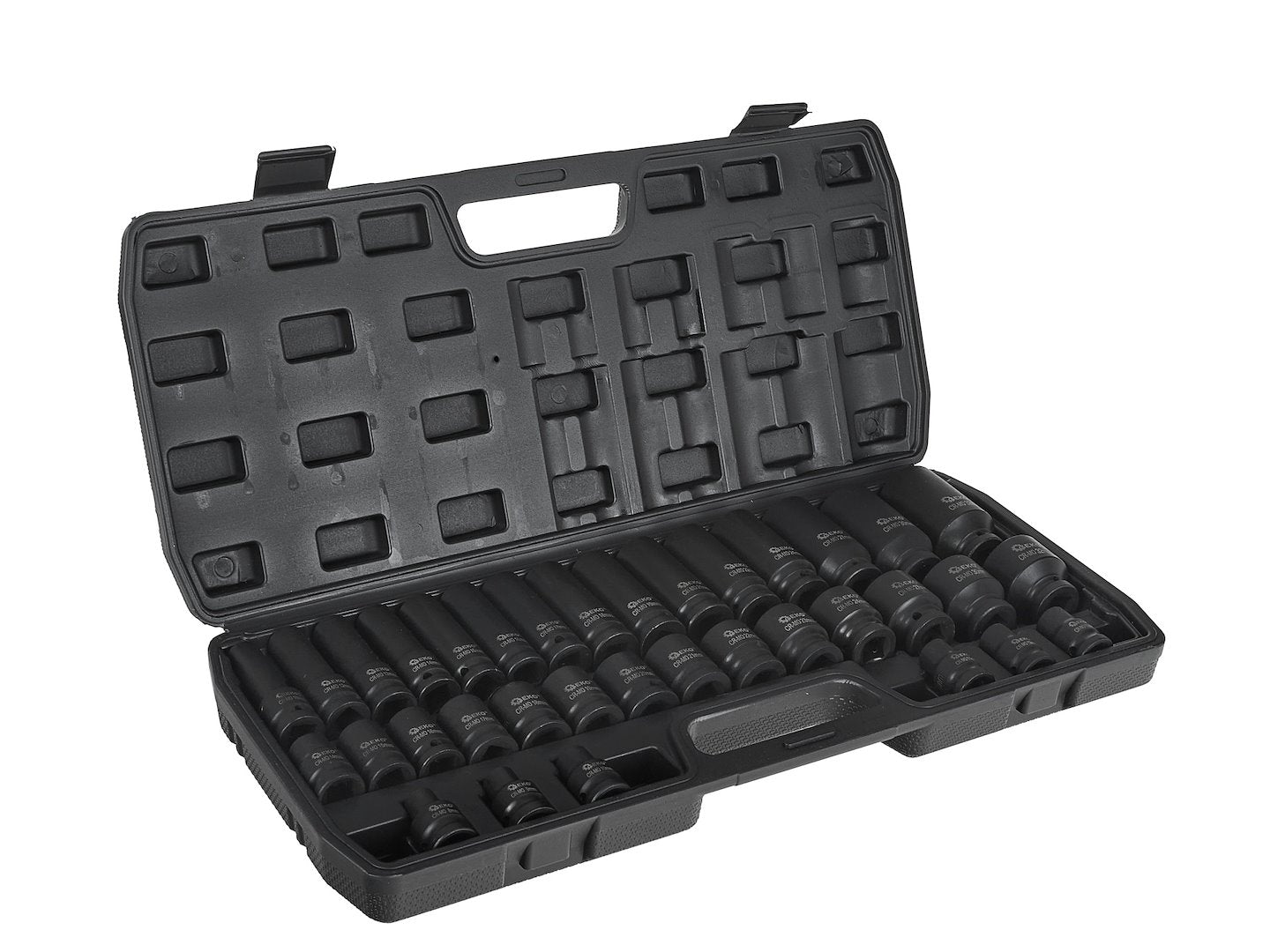 Gépi dugókulcs készlet rövid és hosszú 1/2" 8-32mm 35 db