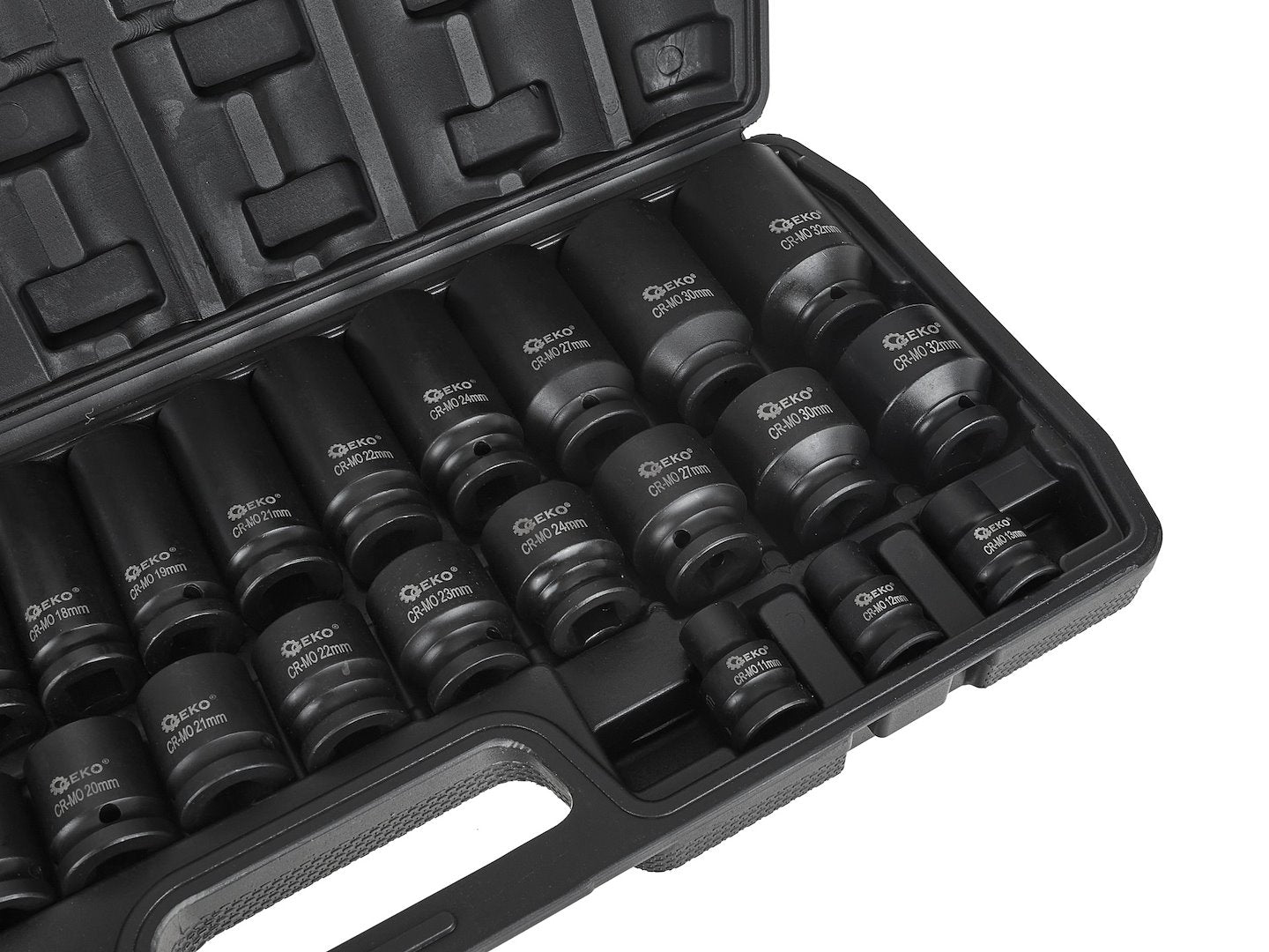 Gépi dugókulcs készlet rövid és hosszú 1/2" 8-32mm 35 db