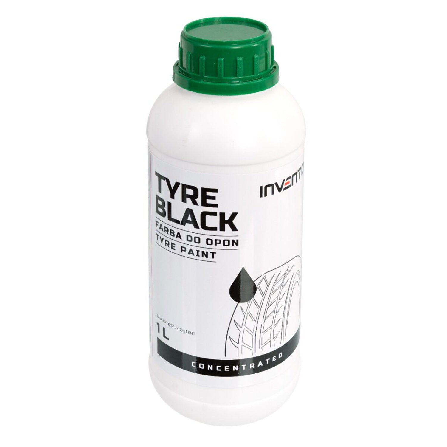 Gumiabroncs festék BLACK TYRE 1 l INVENTO