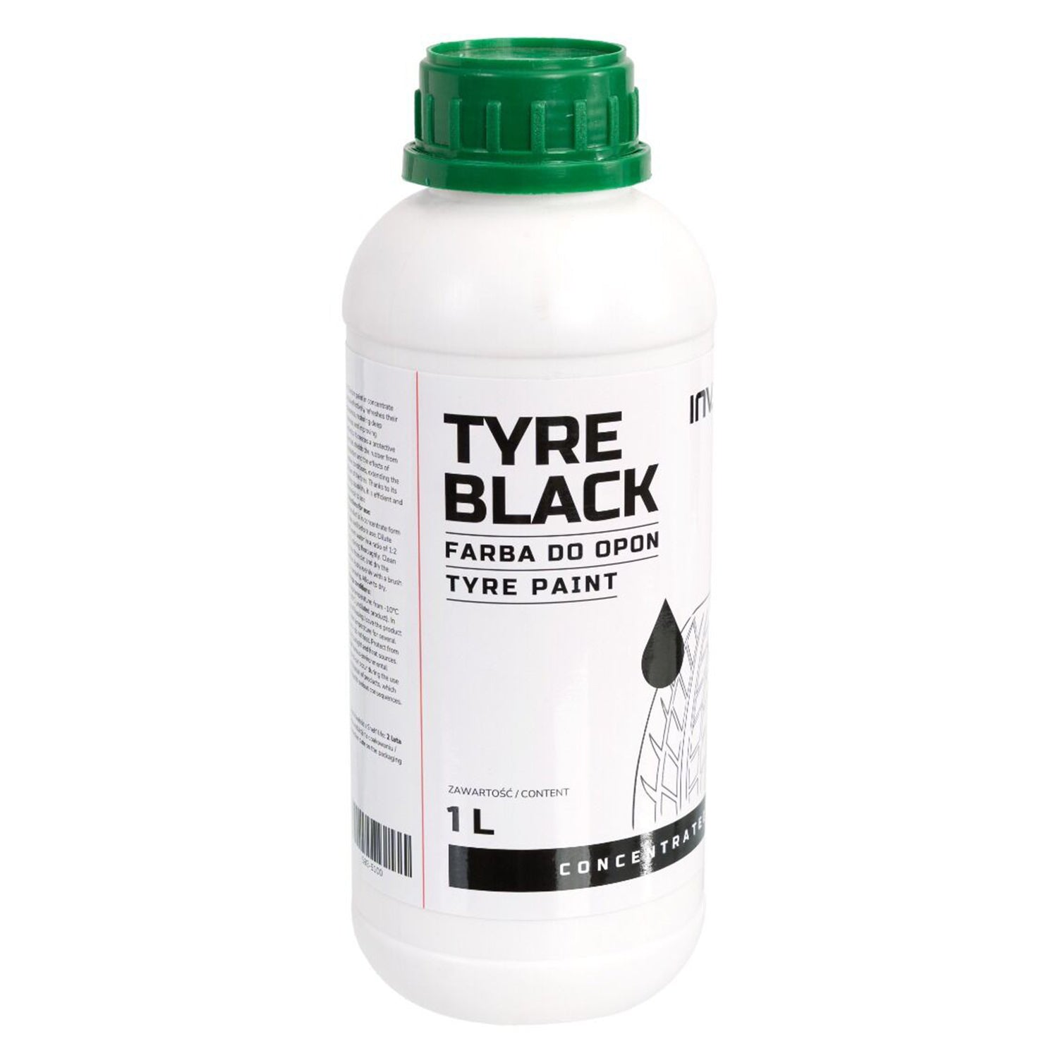 Gumiabroncs festék BLACK TYRE 1 l INVENTO