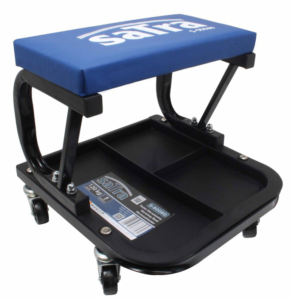 Gurulós szerelő szék 120 kg teherbírású SATRA