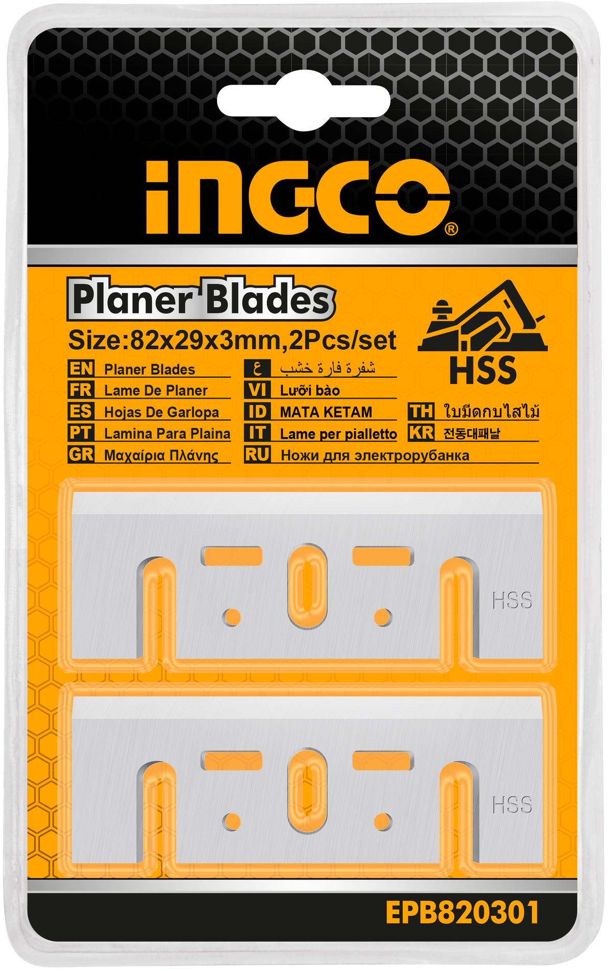 Gyalu kés készlet 2 db 82x29x3mm INGCO