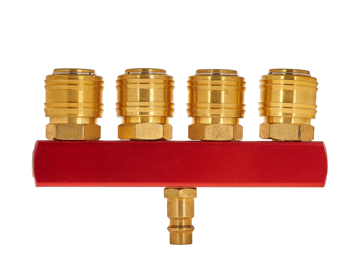 Gyorscsatlakozó 4 elosztóval 1/4" TVARDY