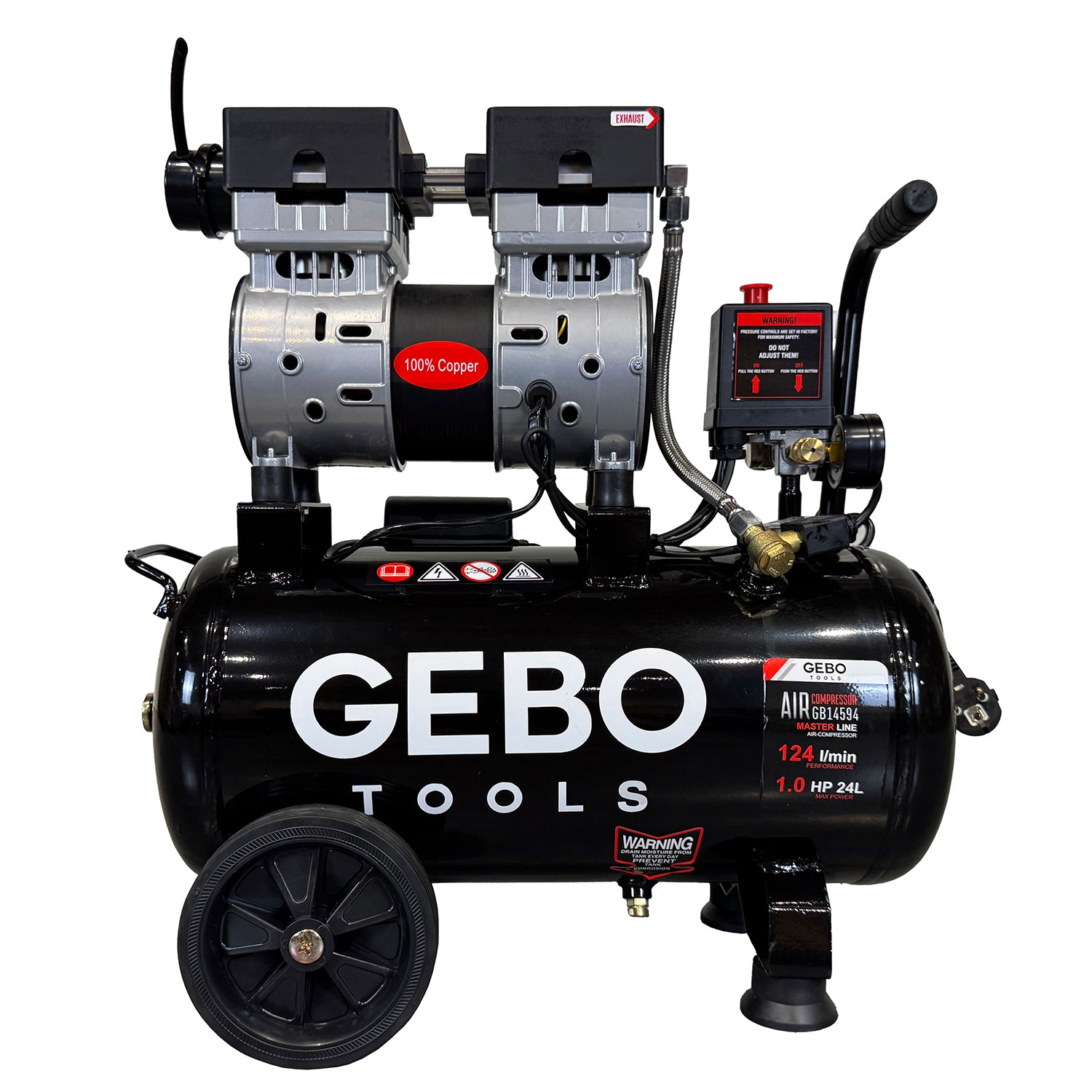 Halk kompresszor olajmentes 24 l GEBO TOOLS