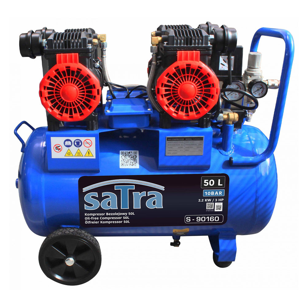 Halk olajmentes kompresszor 50 l 2200W SATRA