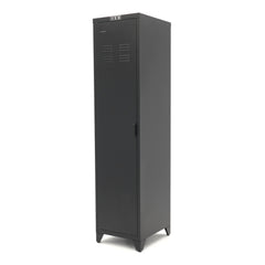 FEKETE FÉM RUHATÁROLÓ SZEKRÉNY HBM