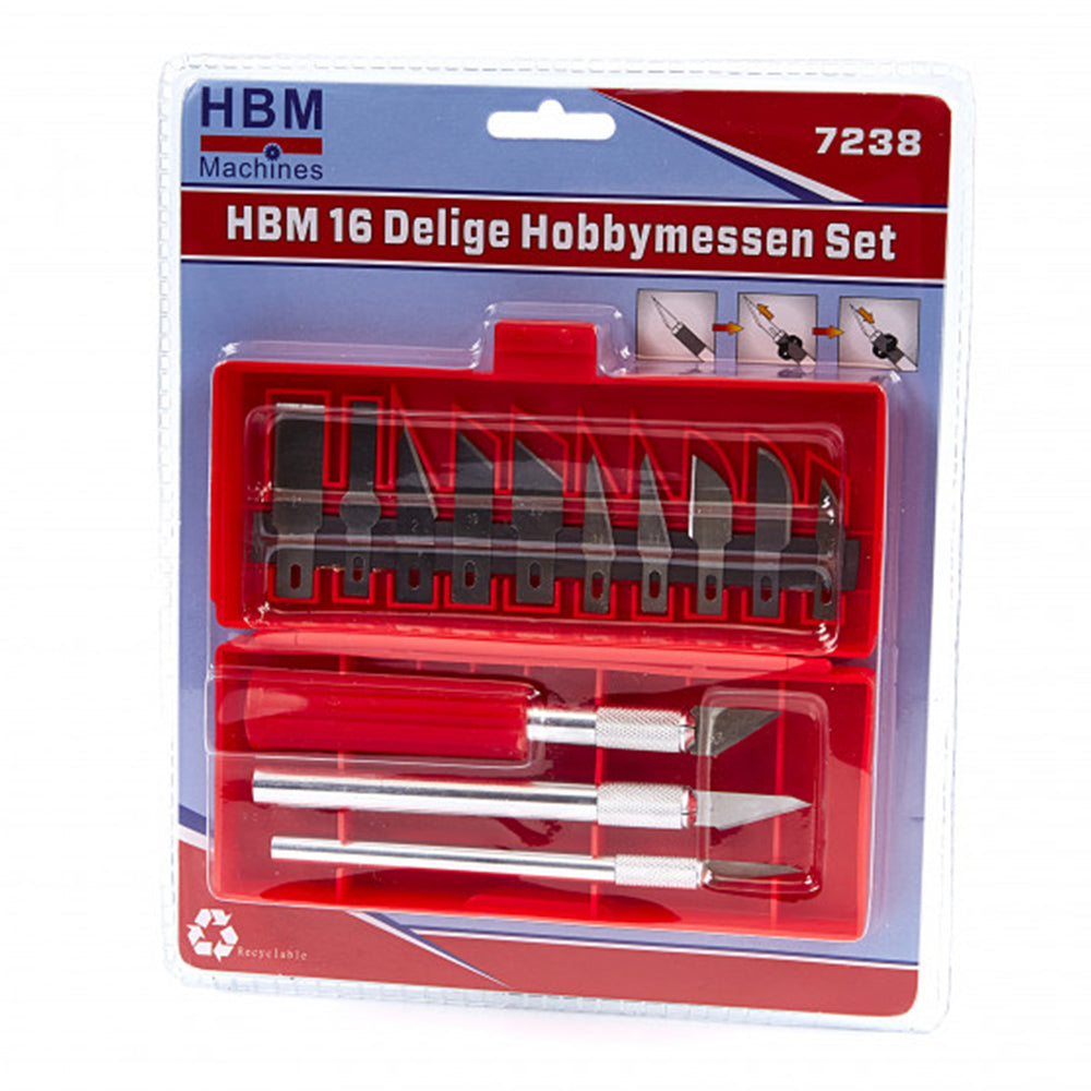 Hbm 16 darabos precíziós vágókés készlet